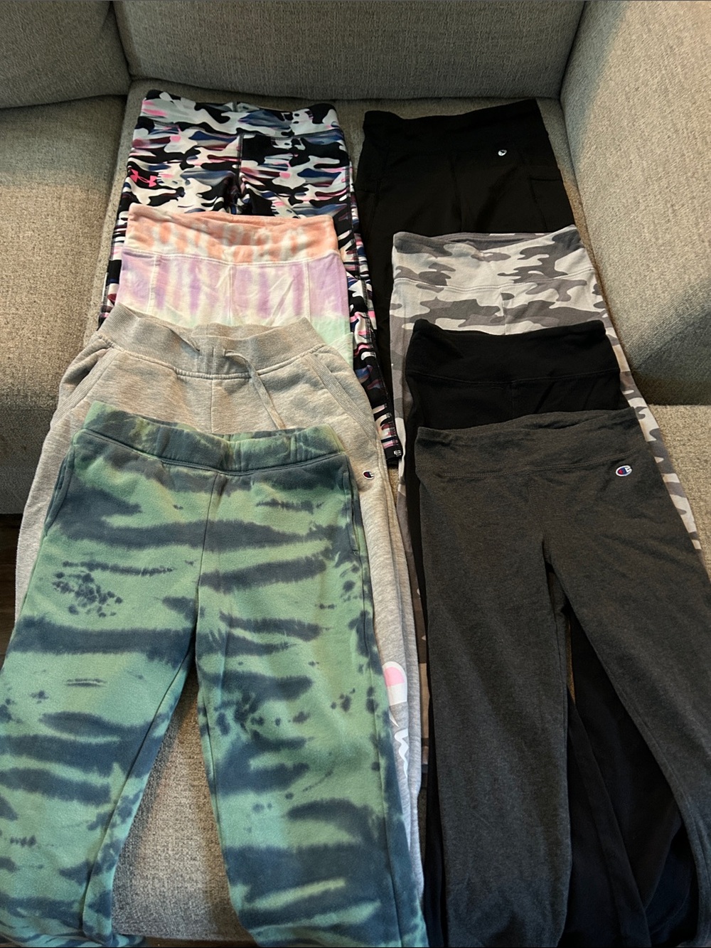 Bundle of girls pants - 8 pairs